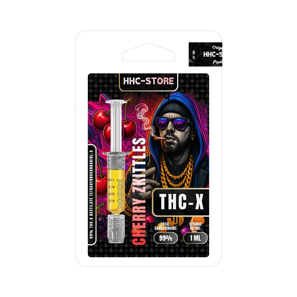 THC-X Syringe 1 ml Cherry Zkittles