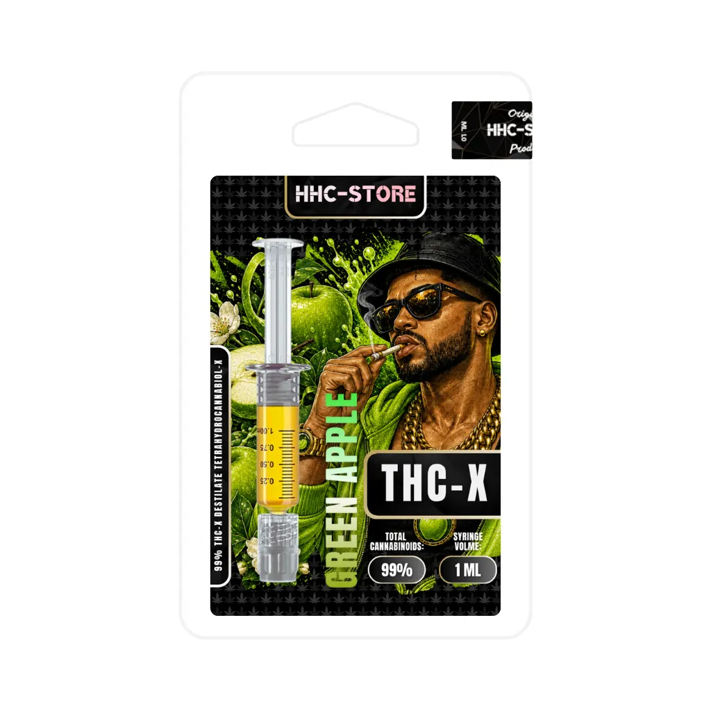 THC-X Syringe 1 ml Green Apple