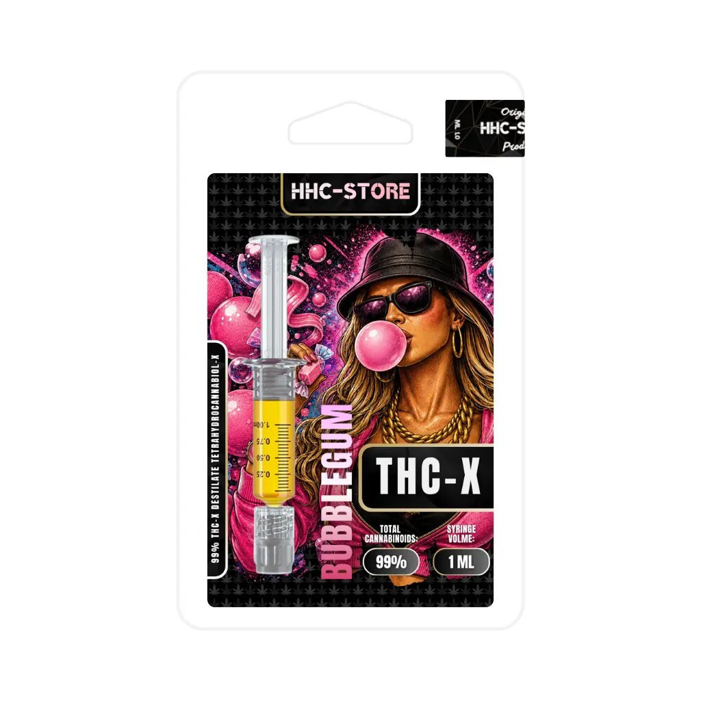 THC-X Syringe 1 ml Bubblegum
