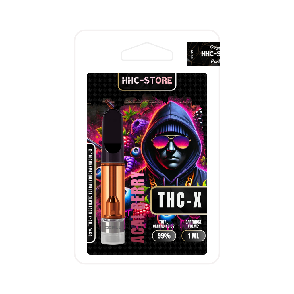THC-X Cartridge 99% Acai Berry 1 ml – CCELL cartridge s ovocným aroma | HHC-Store.cz