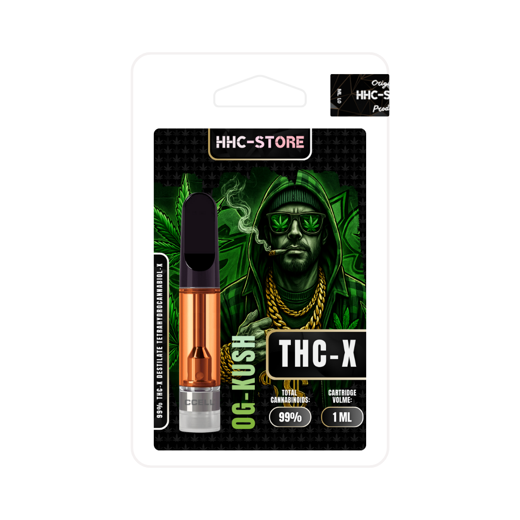 THC X Cartridge 1ml OG KUSH WWW.HHC STORE.CZ