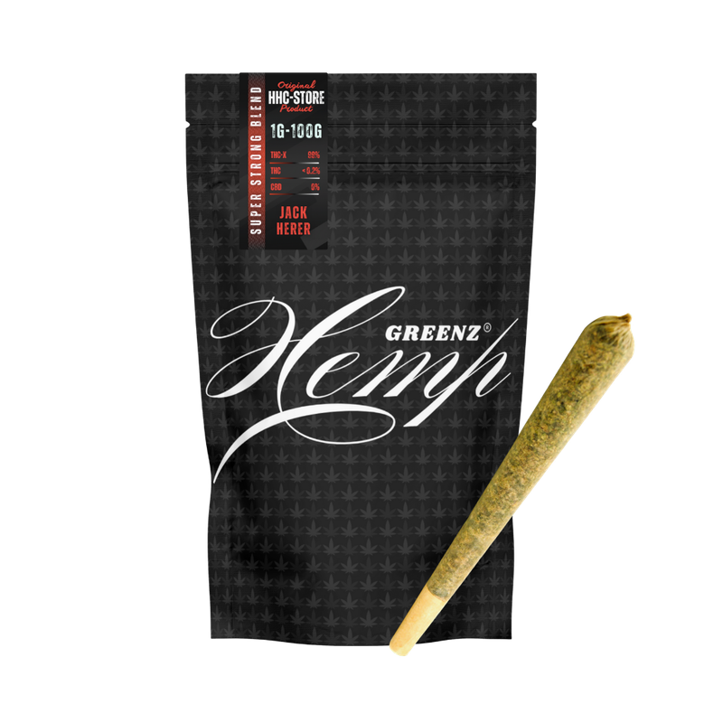 THC-X Greenz Hemp Pre Roll 99%