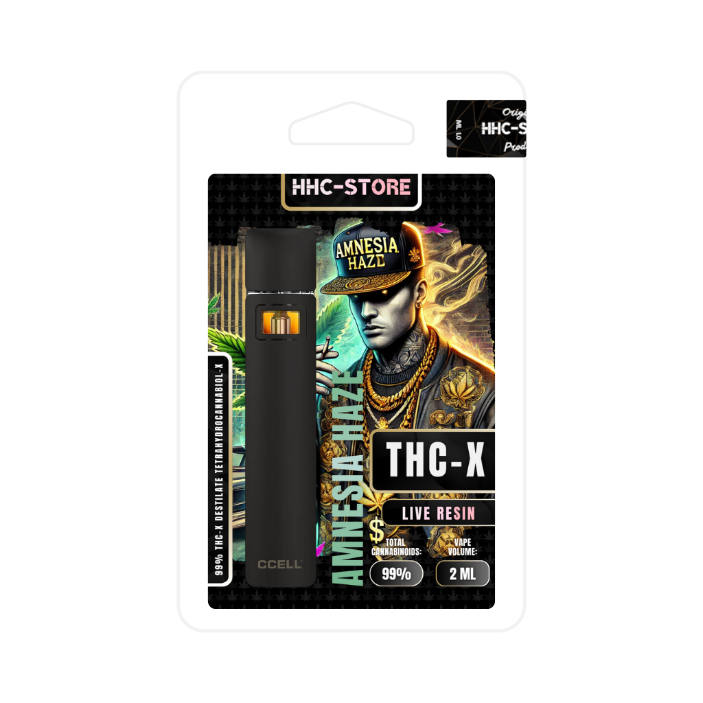 THC X Vape 2ml Amnesia Haze WWW.HHC STORE.CZ