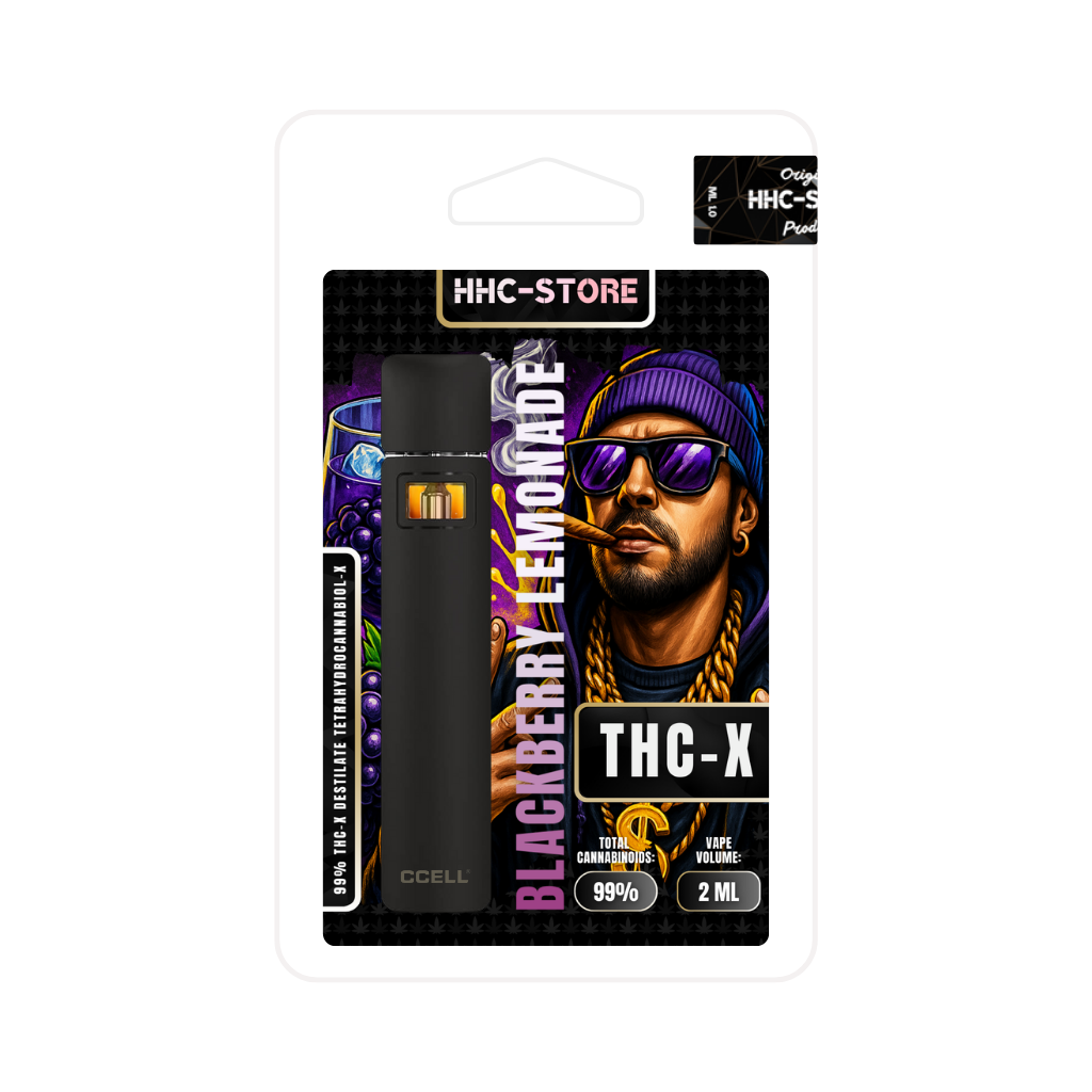 THC X Vape 2ml Blackberry Lemonade WWW.HHC STORE.CZ