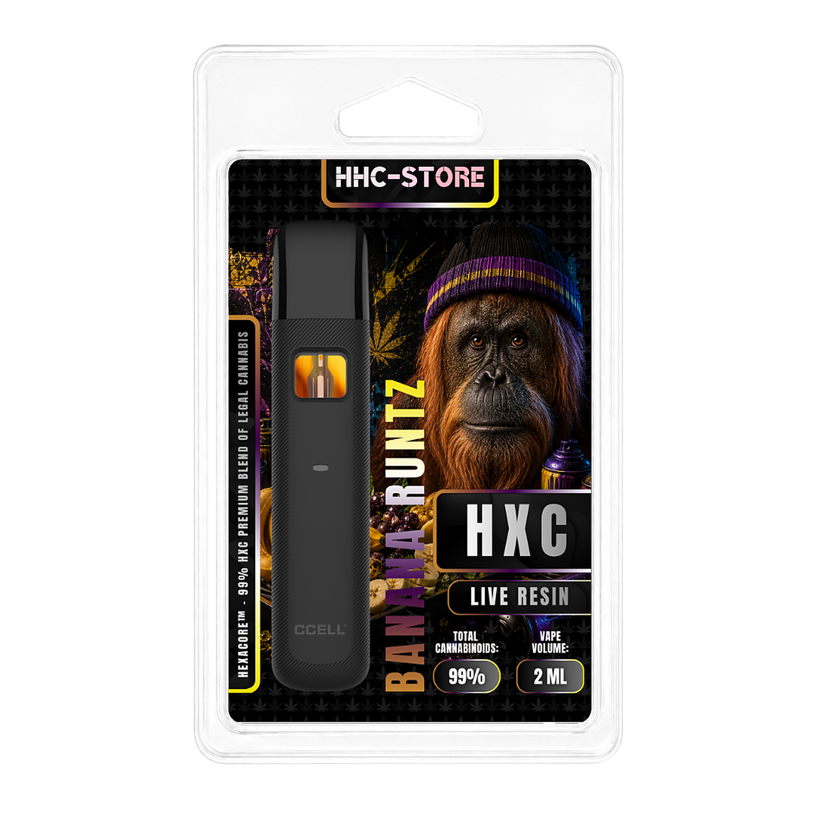 HXC Live Resin Vape Pen 99%