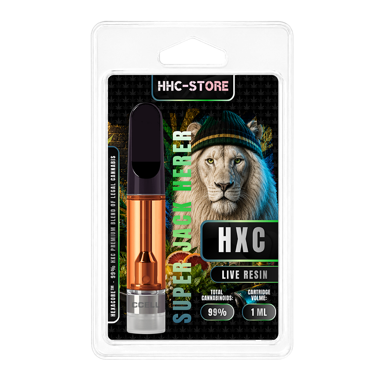 HXC Cartridge Live Resin 99%