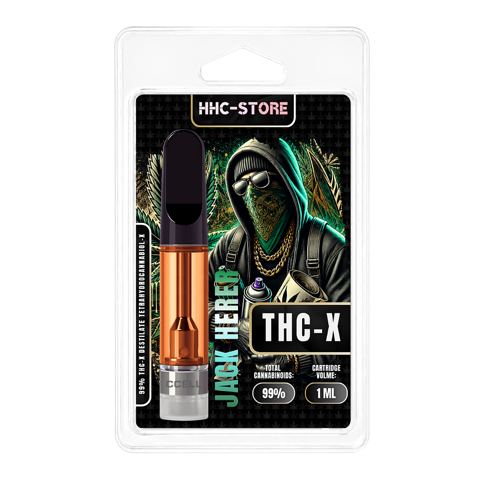 THC-X Cartridge 99% Jack Herer