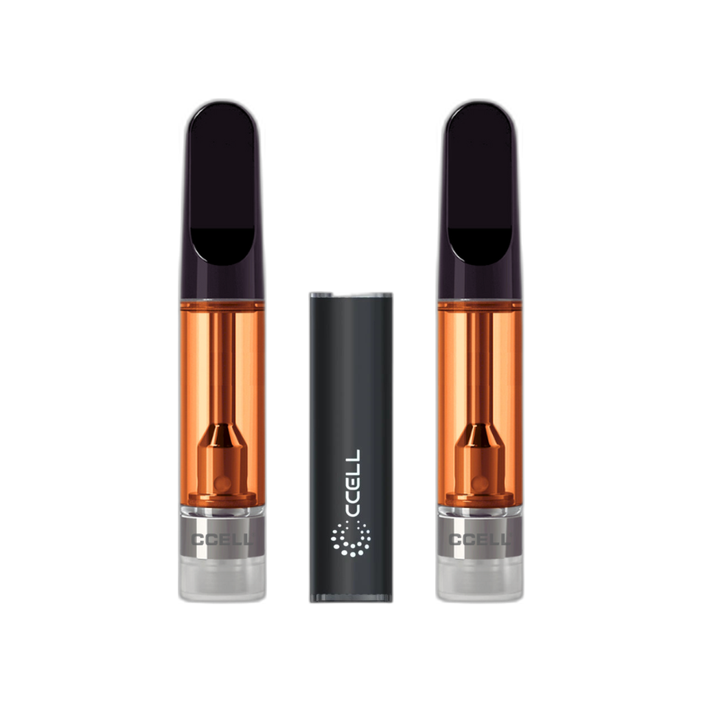 2x THC-X Cartridge 99% 1 ml + CCELL M4 Tiny