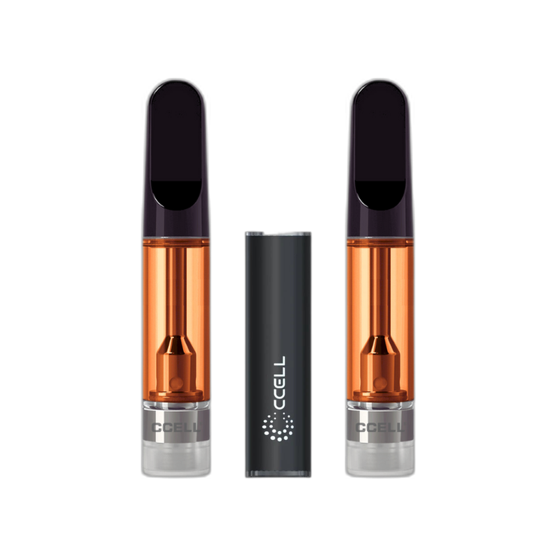 2x THC-X Cartridge 99% 1 ml + CCELL M4 Tiny