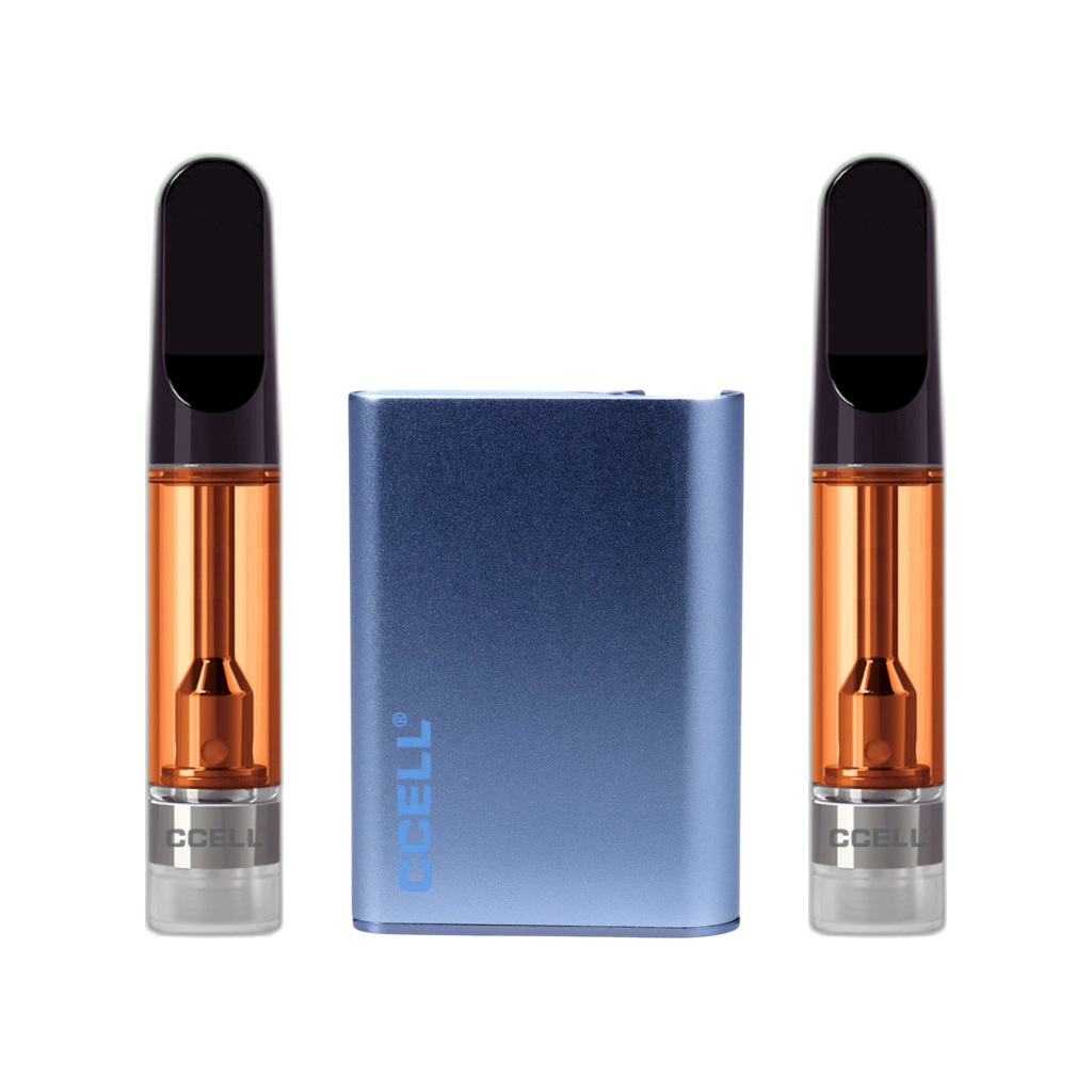 2x THC-X Cartridge 99% 1 ml + CCELL Palm Pro