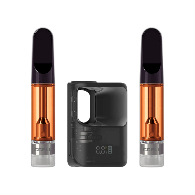 2x THC-X Cartridge 99% 1 ml + CCELL Stylo